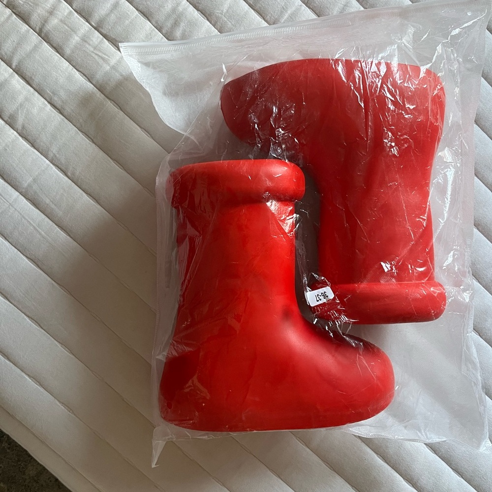 Bold Red Boots